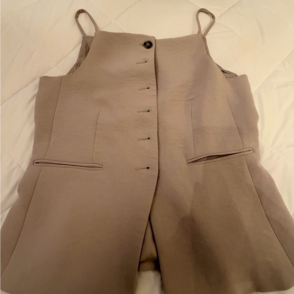 Christian Lacroix Tops - Christian Lacroix Light Taupe Lined Garment